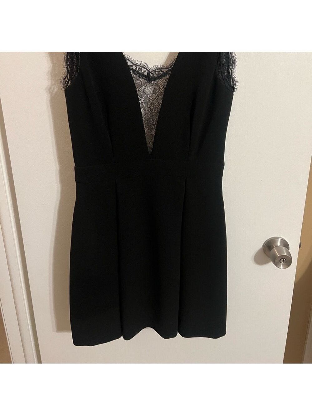 BCBGENERATION Black Lace Detail Dress 8 - Picture 3 of 7